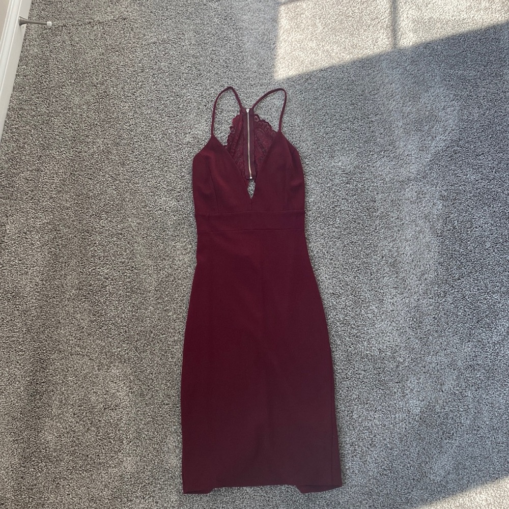 Small women’s dress with lace back.